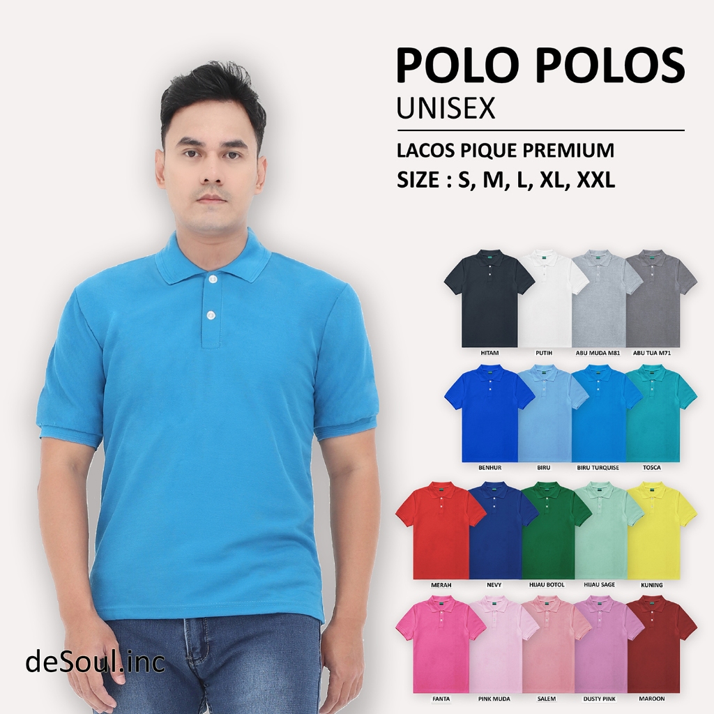 KAOS POLO POLOS UNISEX / POLO SHIRT