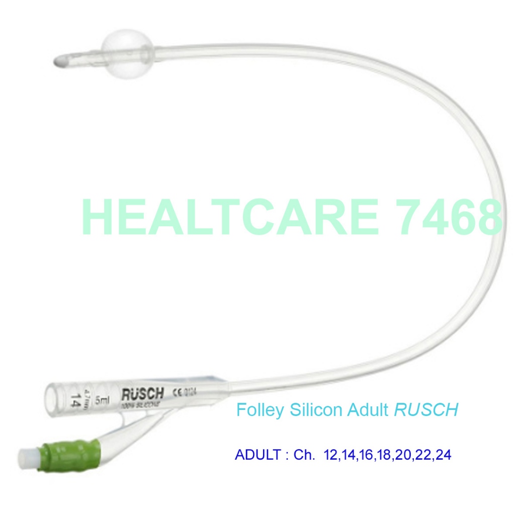Foli Kateter bening silikon 2 W Dewasa