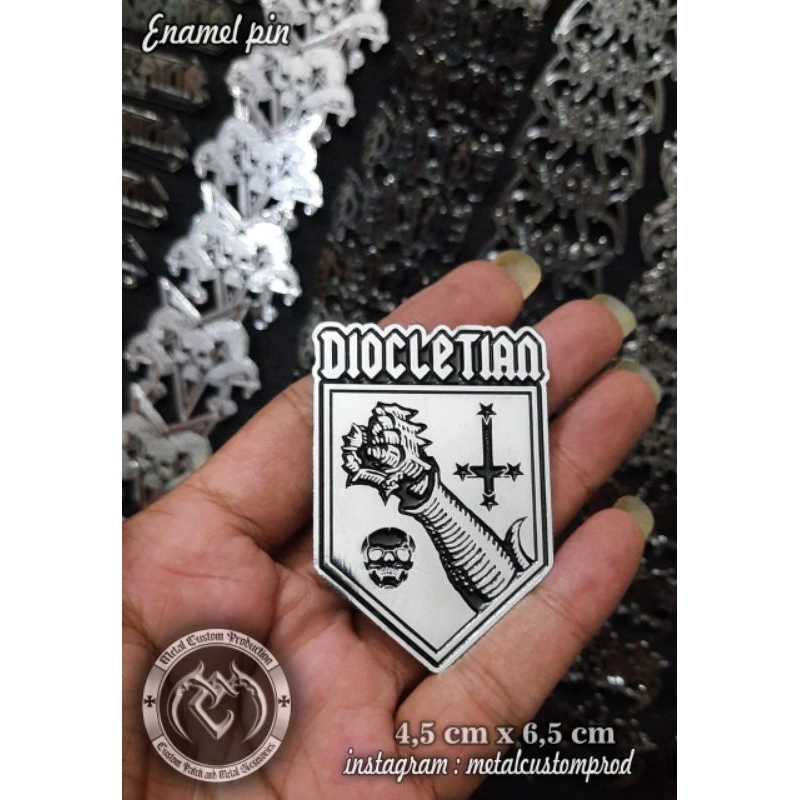 Enamel Pin Badge Metal Diocletian / Pin Badge / Pin Metal / Enamel Pin Besi Cor / Enamel Pin Besi / 