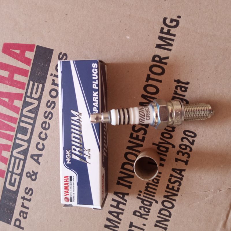 Busi Iridium Power CR8E Original Genuine Yamaha Mx king Vixion Old NVL NVA / 90798-C0117