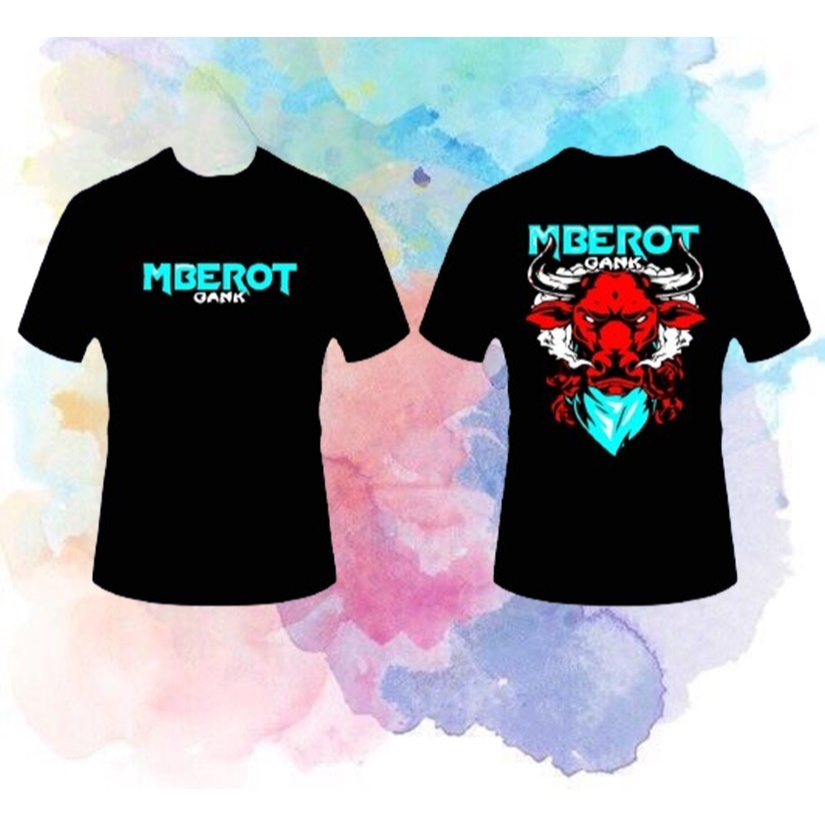 kaos pria kaos t-shirt BANTENGAN MBEROT  murah terbaik terlaris bagus kaos lulu-lucuan kaos kata-kat