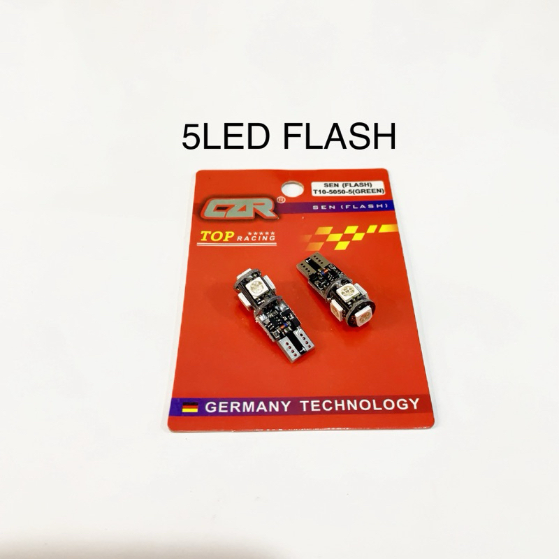 Bohlam Lampu Sein Senja Kota Led 5Mata Flash Kedip 12 volt Universal Motor