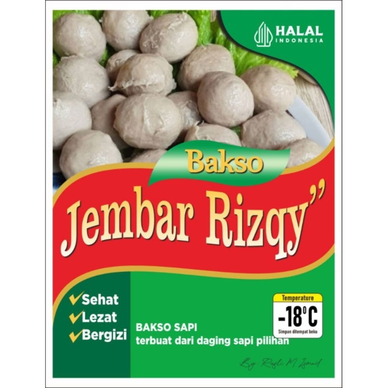 

bakso jembar rizqy medium paket 10bks isi per bungkus 20pcs