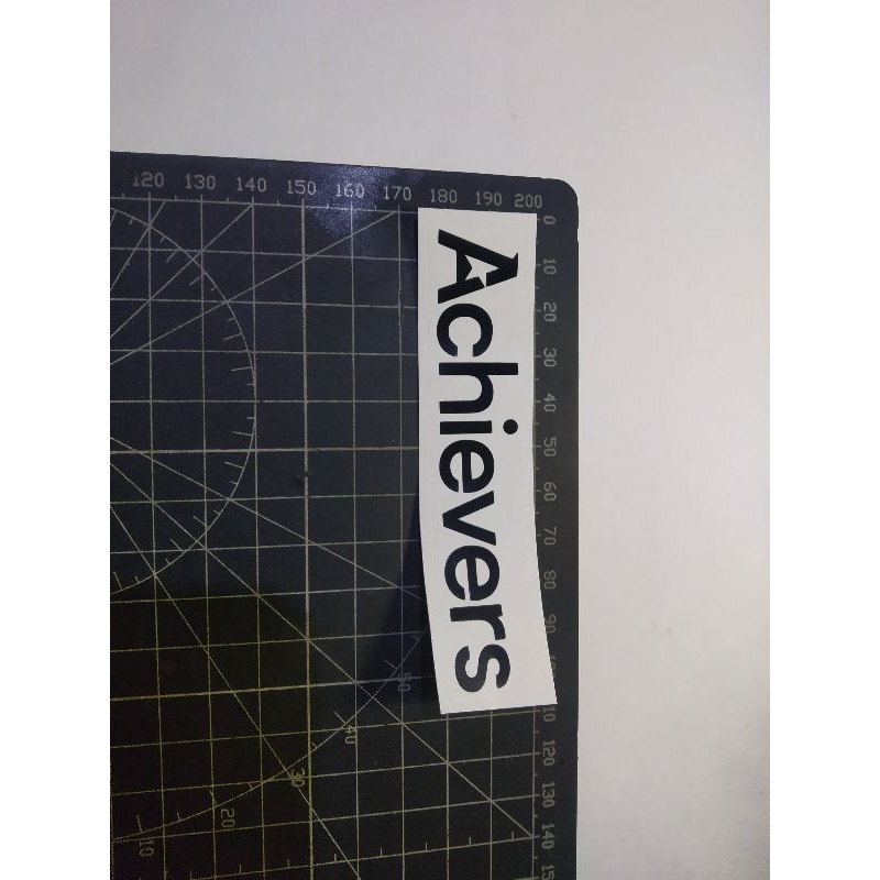 

cutting stiker achievers