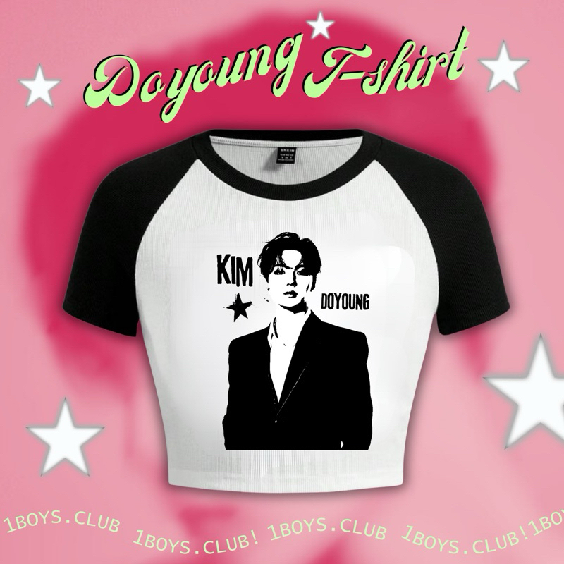 KIM DOYOUNG RAGLAN CROP TOP