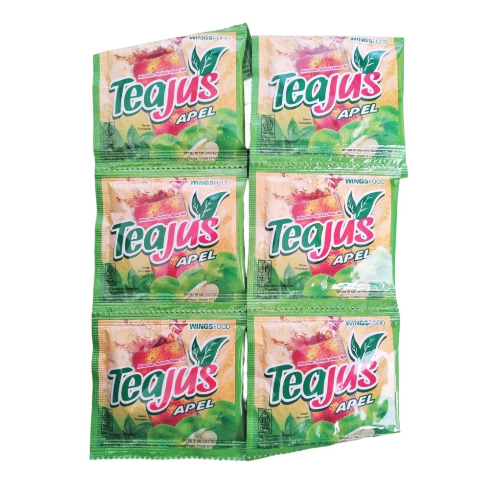 

Tea Jus Apel- Minuman Teh Serbuk Instant - Netto 10 bks x 8 gr