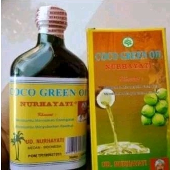 Minyak tradisional, minyak kelapa hijau NURHAYATI