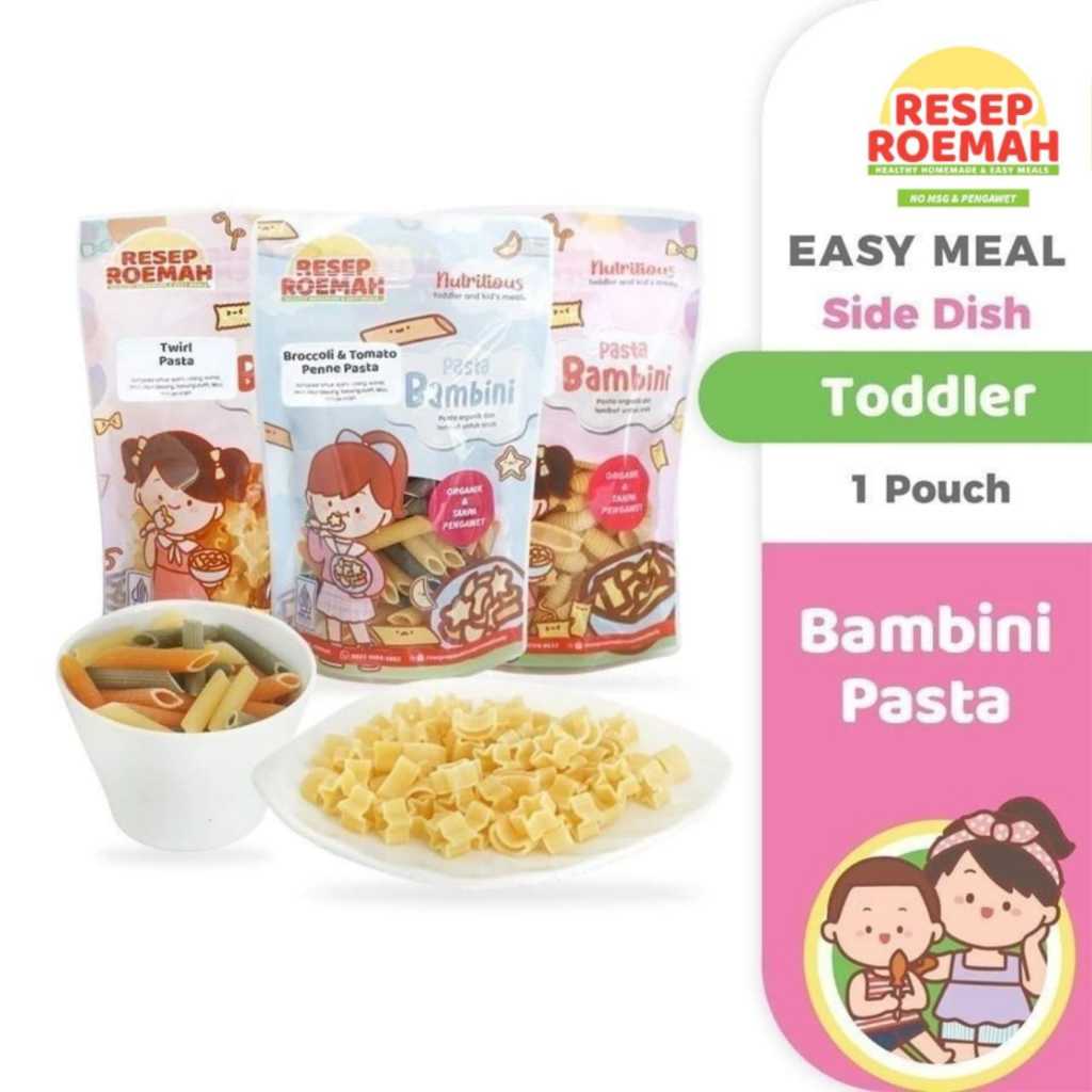 

12+ RESEP ROEMAH PASTA BAMBINI / PASTA MAKARONI ANAK NON MSG
