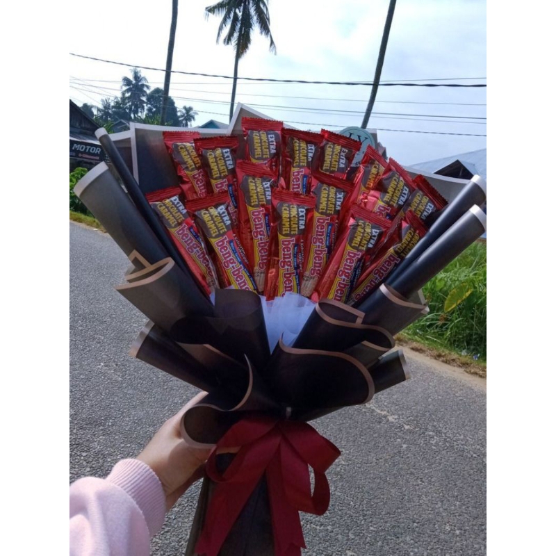 

Buket Snack Beng Beng 6 10 12 biji/Buket best seller Beng Beng Besar