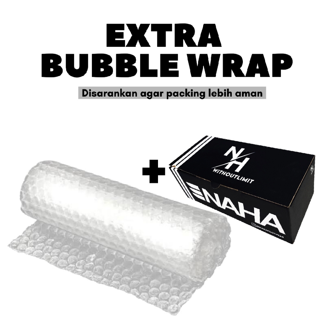 

Extra packing bubble wrap untuk 1 pcs