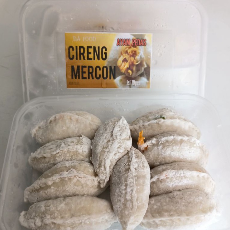 

qw Baru Cireng ayam mercon box isi 1 D99