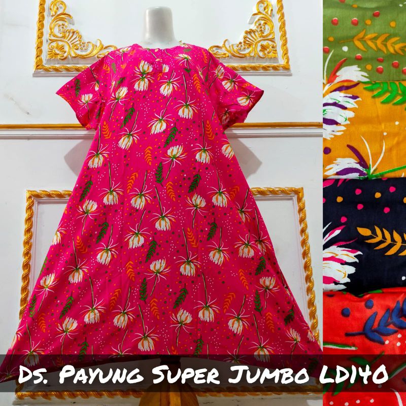 Daster Payung Super Jumbo LD140 || Daster Busui || Daster Murah || Daster Rayon || Daster Batik || D