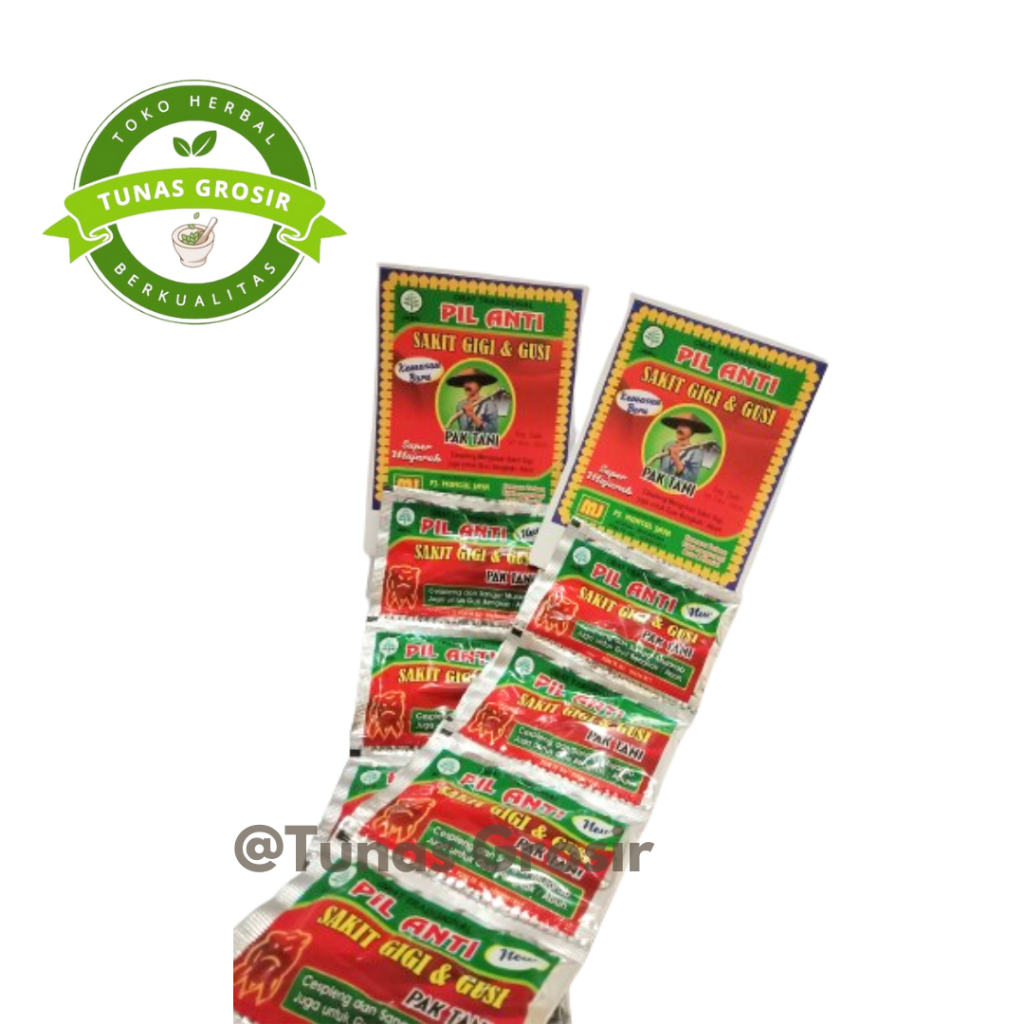 Kapsul Pak Tani obat sakit Gigi & Gusi Original