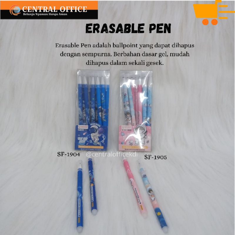 

Erasable Pen Safari SF-1904/Erasable Pen Safari SF-1905/Pulpen Bisa Dihapus