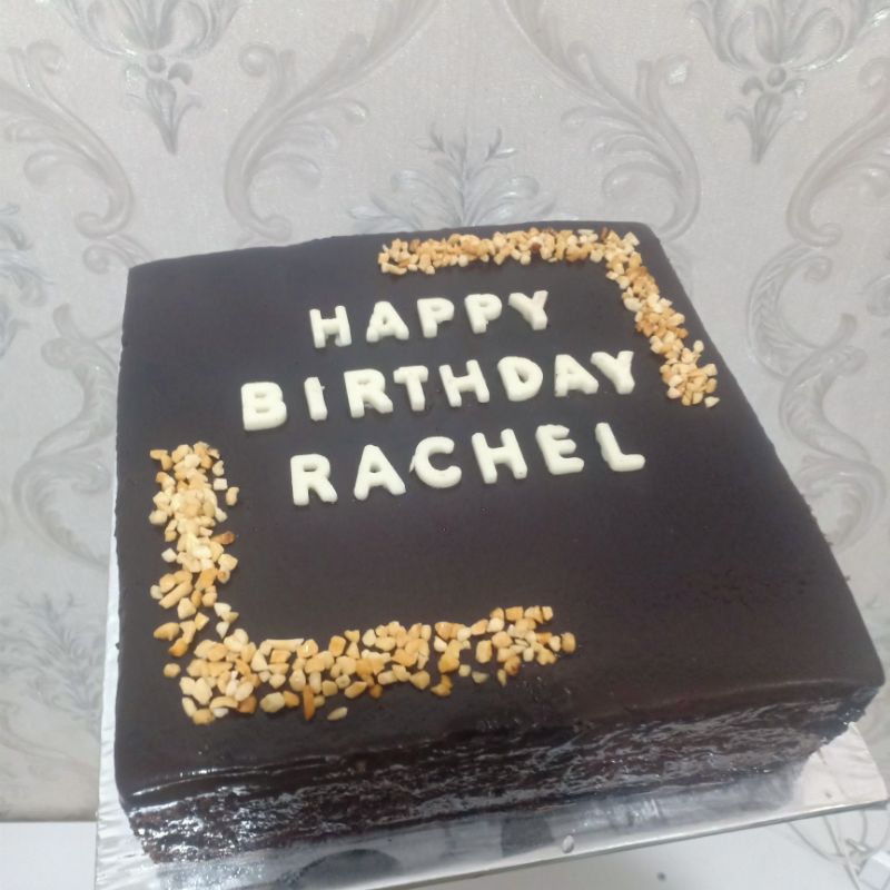

cake ketagih kue ulang tahun happy birthday ukuran 20cm coklat brownies kukus