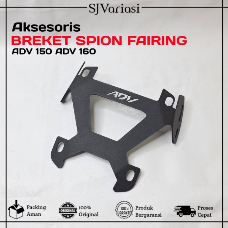COD Breket Spion ADV | Bracket Breket Dudukan Spion ADV 150 ADV 160 Untuk Spion Fairing R25 CBR Lain