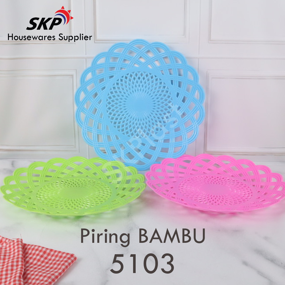 [Tantos] Piring BAMBU / Tatakan Makanan