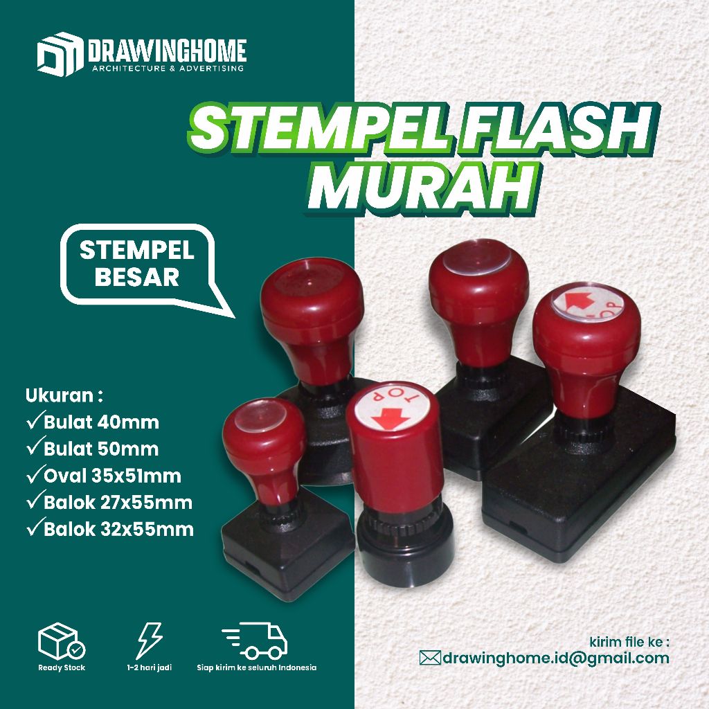 

STEMPEL FLASH MURAH & CEPAT