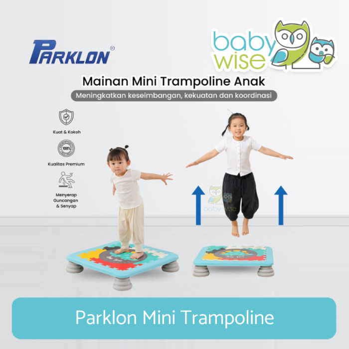 Parklon Mini Trampoline - Mainan Anak/Trampoline Anak/Mainan Lompat/Mainan Anak Indoor Outdoor