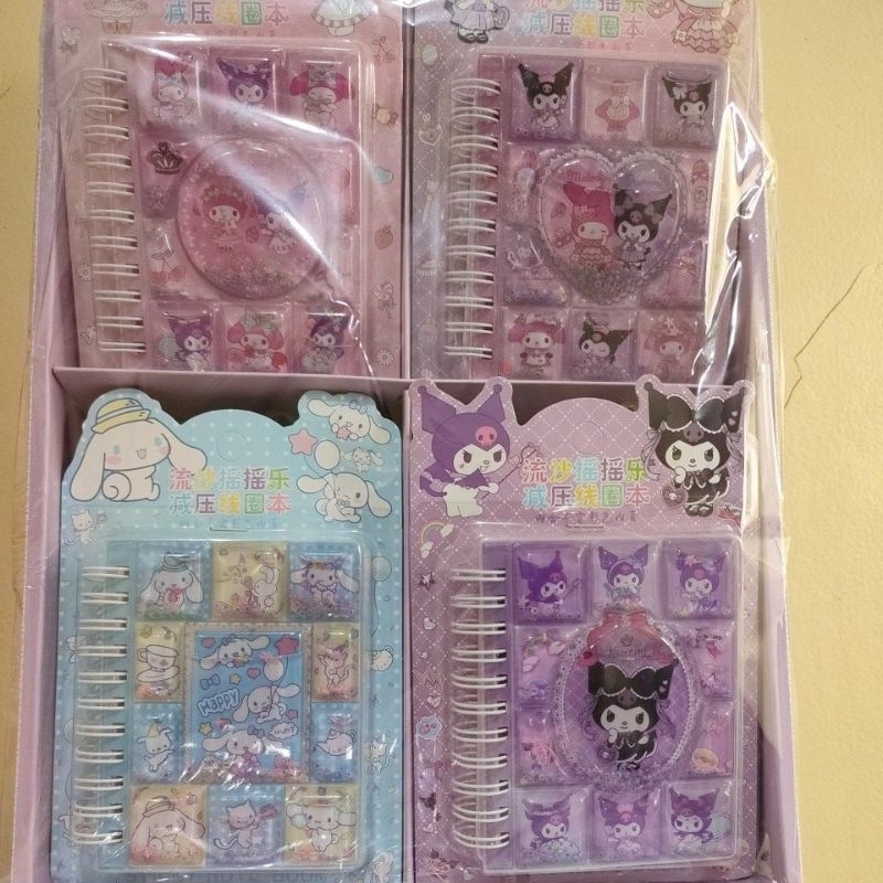 

1 BOX NOTEBOOK SANRIO BIG GLITER AIR FULL COLOUR