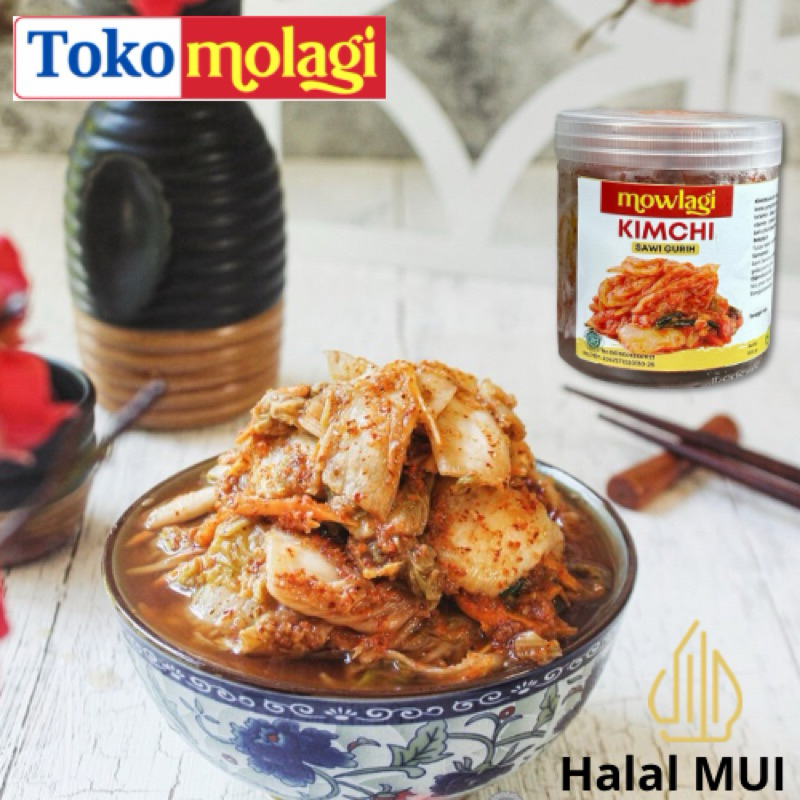 

molagi Kimchi sawi putih pedas gurih 500 gr