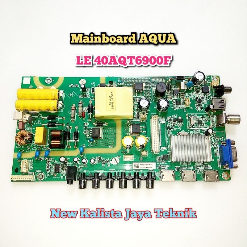 MAINBOARD TV AQUA LE 40AQT6900F ORIGINAL MS35535-ZC01-01 MB AQUA 40AQT6900 MOTHERBOARD TV LE40AQT690