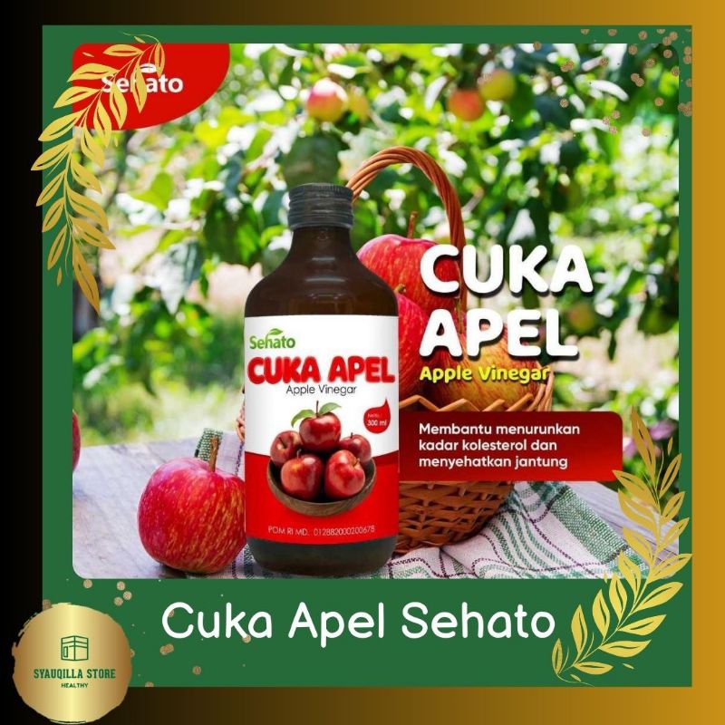 

Sehato Cuka Apel Original / Cuka apel asli / cuka apel