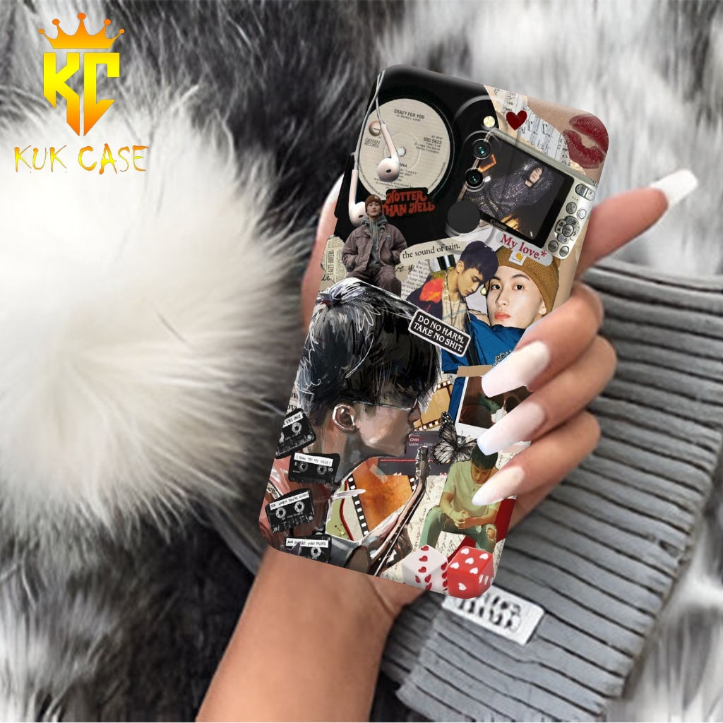 Case REDMI 8 Motif Aesthetic Bahan Softcase silicon Lentur - Skin /  Casing Handpone