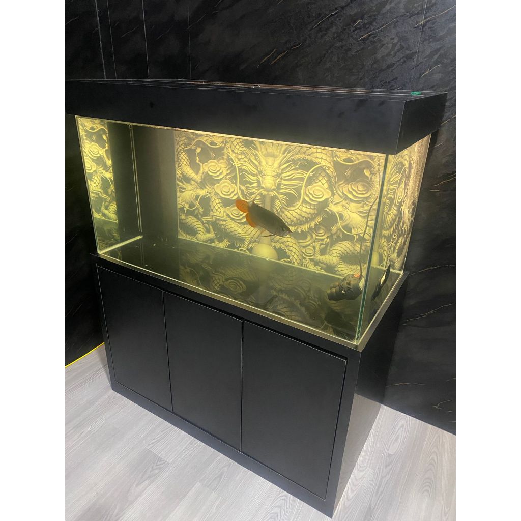 Aquarium fullset meja kabinet aquasolid 120x60x60