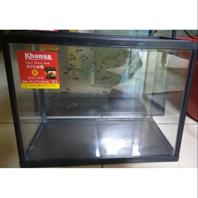 Aquarium akrilik akuarium acrylic aquarium ikan hias ukuran S tank reptil