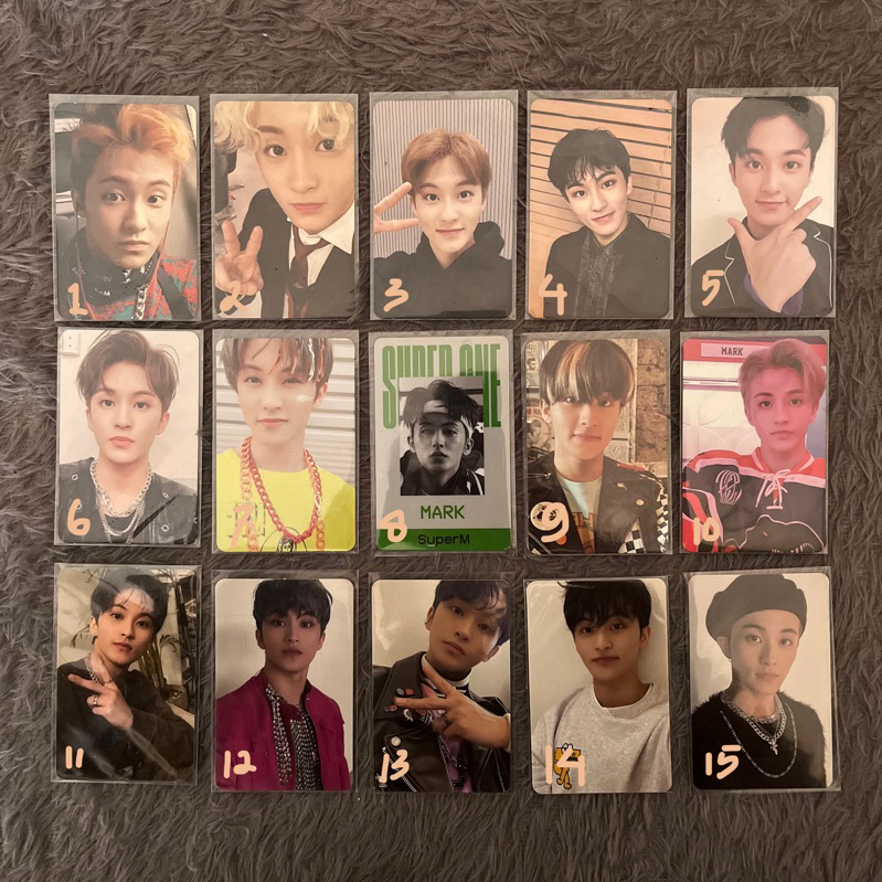 WTS PHOTOCARD MARK LEE HOT SAUCE SGS + SLOWACID + SUPERM CONCEPT BOOK + PC MARK HELLO FUTURE + AR HO