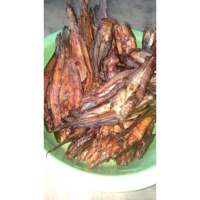 

salai ikan ruan / ikan gabus asap