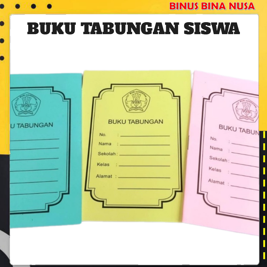 

Buku Tabungan Murah bahan HVS dan Cover Manila ( ada harga ada kualitas )