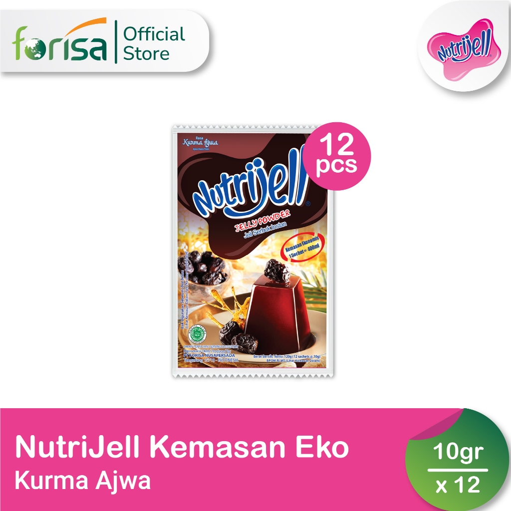 

Nutrijell Ekonomi Kurma Ajwa 10 gr 12 pcs