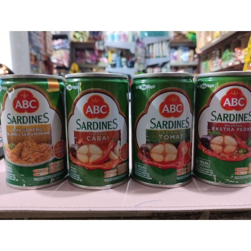 

Sarden ABC kaleng kecil 155 gr