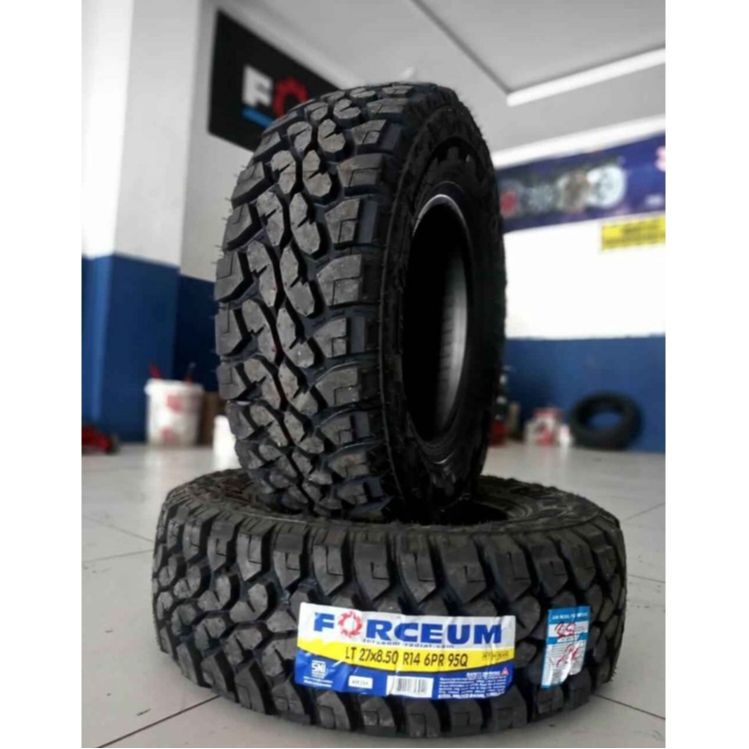 BAN MOBIL OFFROAD CANGKUL KASAR MEDAN TANAH LUMPUR RING 14 FORCEUM 27 8,5 PICK UP KIJANG HILUX
