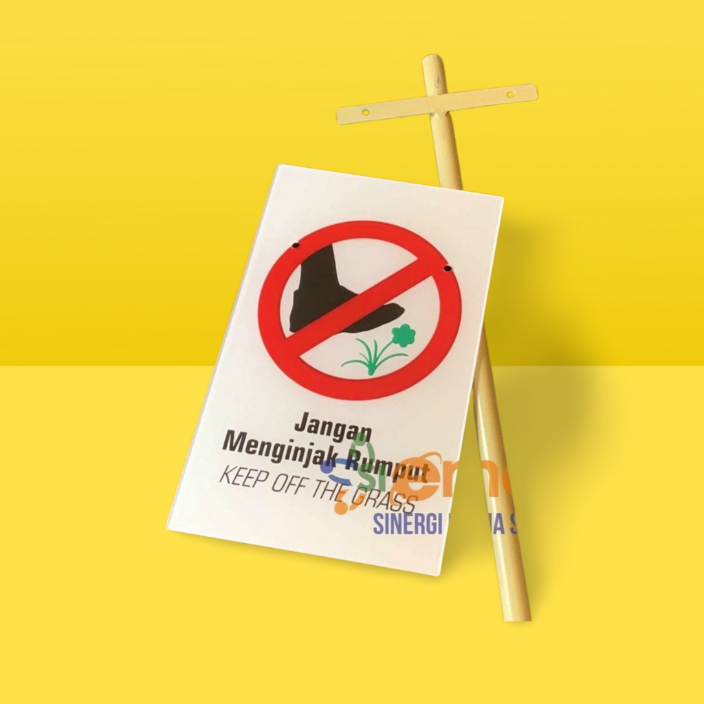 

Papan Akrilik Jangan Menginjak Rumput | Akrilik Larangan Menginjak Rumput | Akrilik Tanda Peringatan