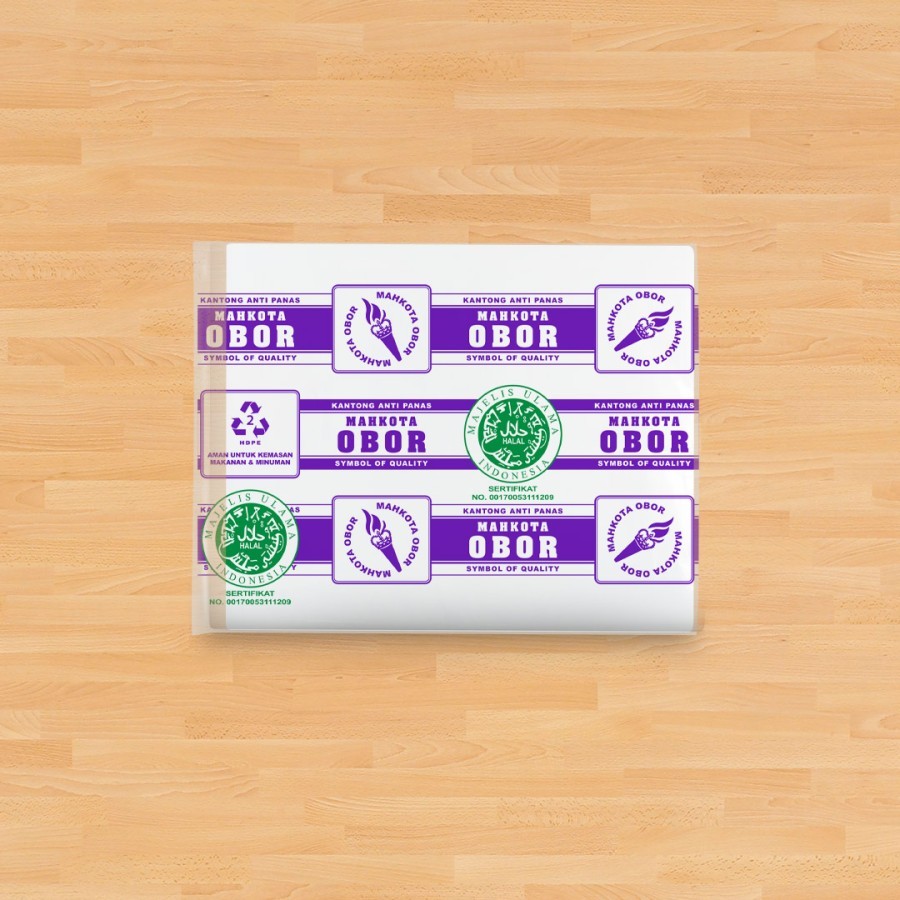 Kantong Plastik Sheet Alas Makanan Anti Panas Ukuran 20 X 35 (HD ATP MAHKOTA OBOR 20X35)