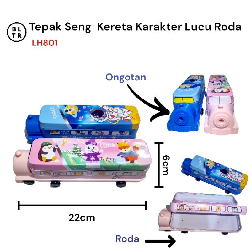 

PCS//TEPAK SENG KERETA ONGOTAN KARAKTER LUCU RODA (LH801) /KOTAK PENSIL/NEW ORIGINAL