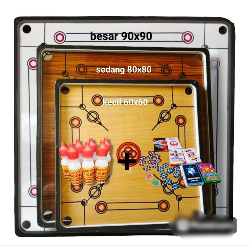 karambol ukuran 100x100