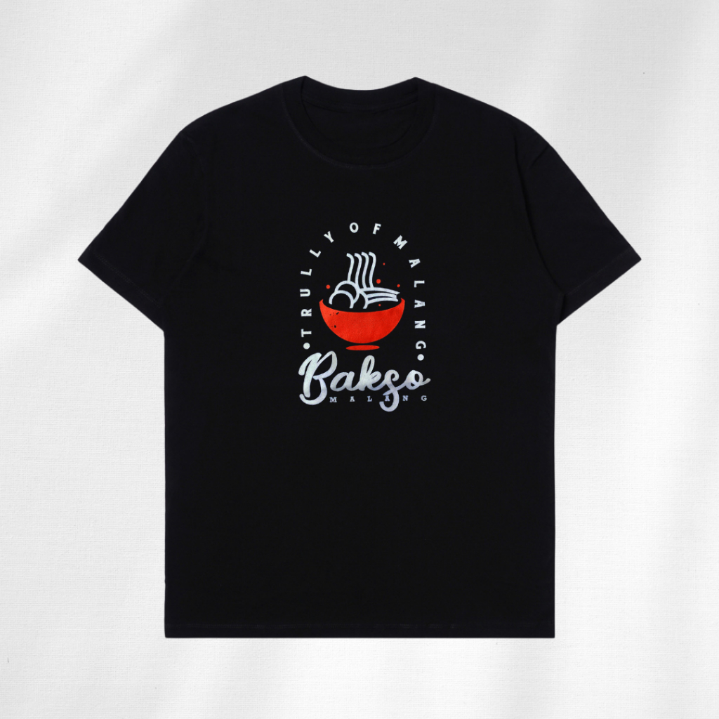 Kaos T-Shirt Origin BAKSO MALANG / Kaos Oleh-oleh khas Batu Malang