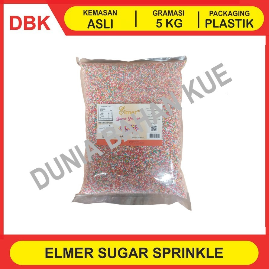 

ELMER SUGAR SPRINKLE - 5 KG / GULA BUTIR TRIMIT ELMER SPRINKLE