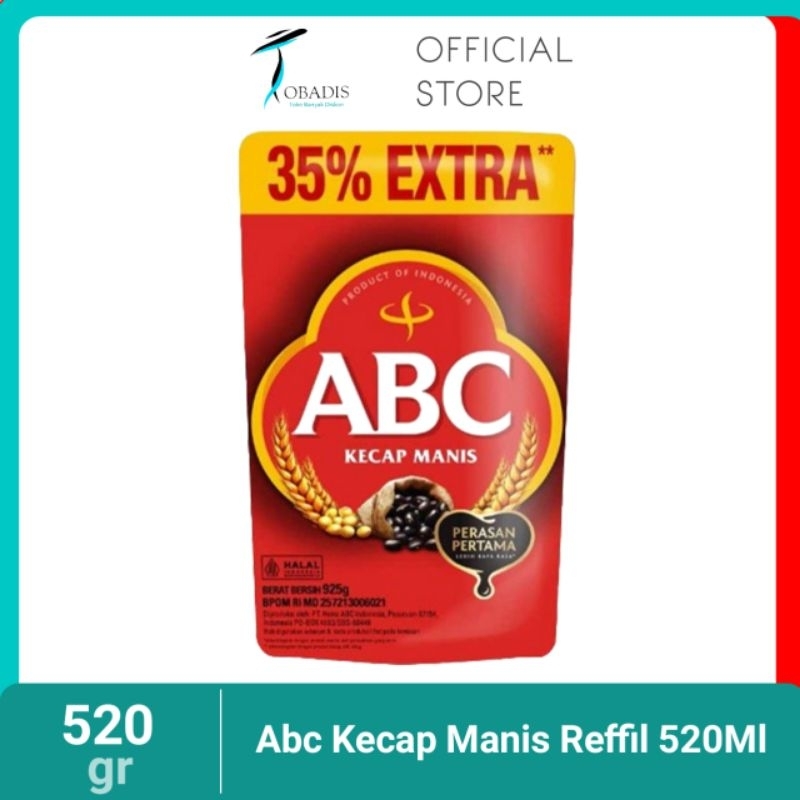 

Abc Kecap Manis Reffil 520Ml