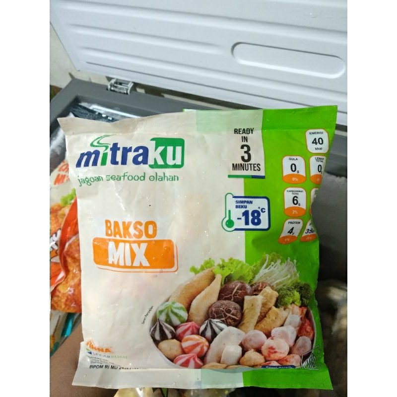 

Finna Mitraku Bakso Mix Seafood 250gr