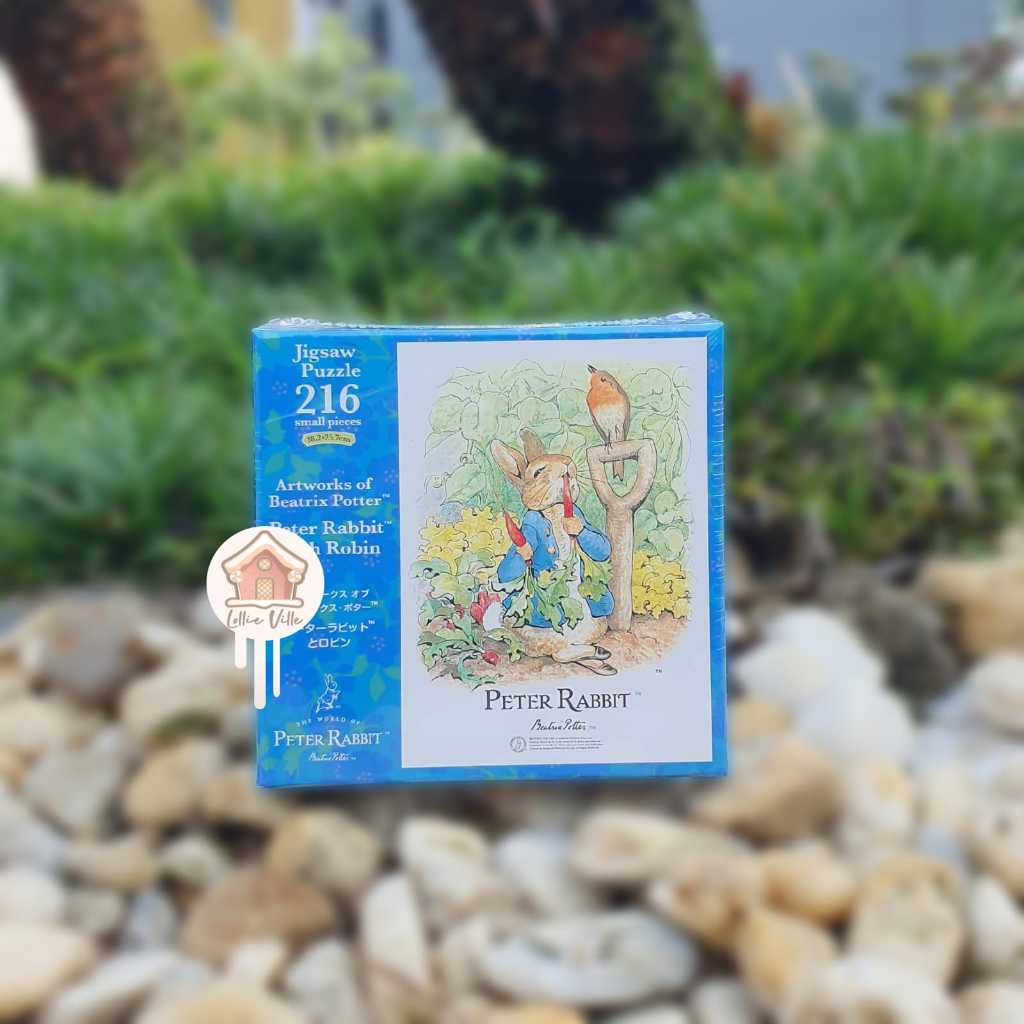 Peter Rabbit with Robin Artworks of Beatrix Potter Puzzle 216pc