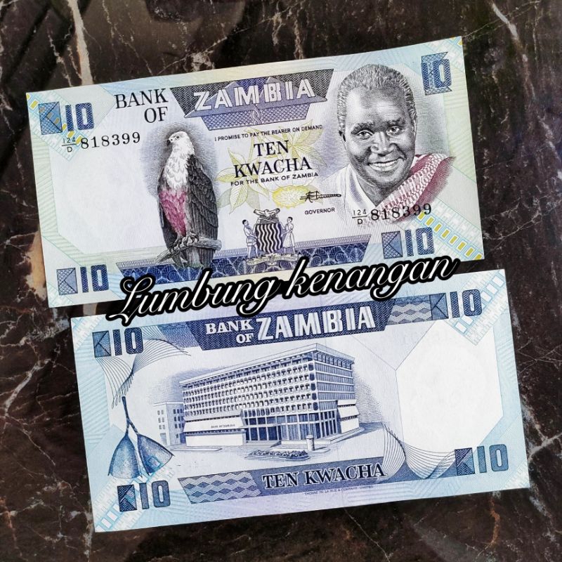 uang asing Zambia 10 Kwacha