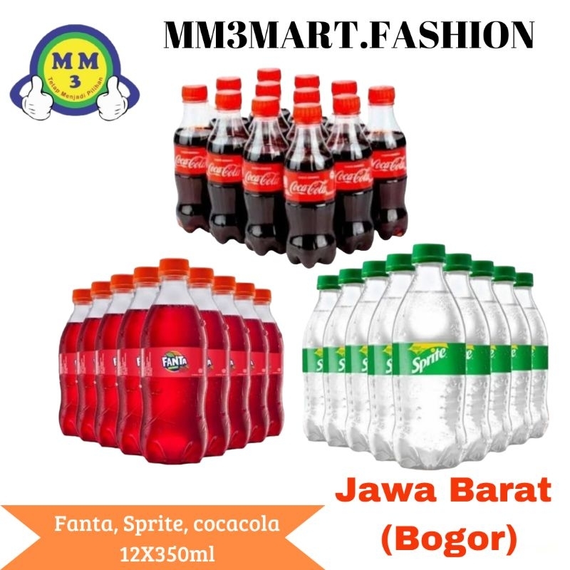 

[ PAKET HEMAT 1 DUS] FANTA / SPRITE / COCA COLA 12x350ml