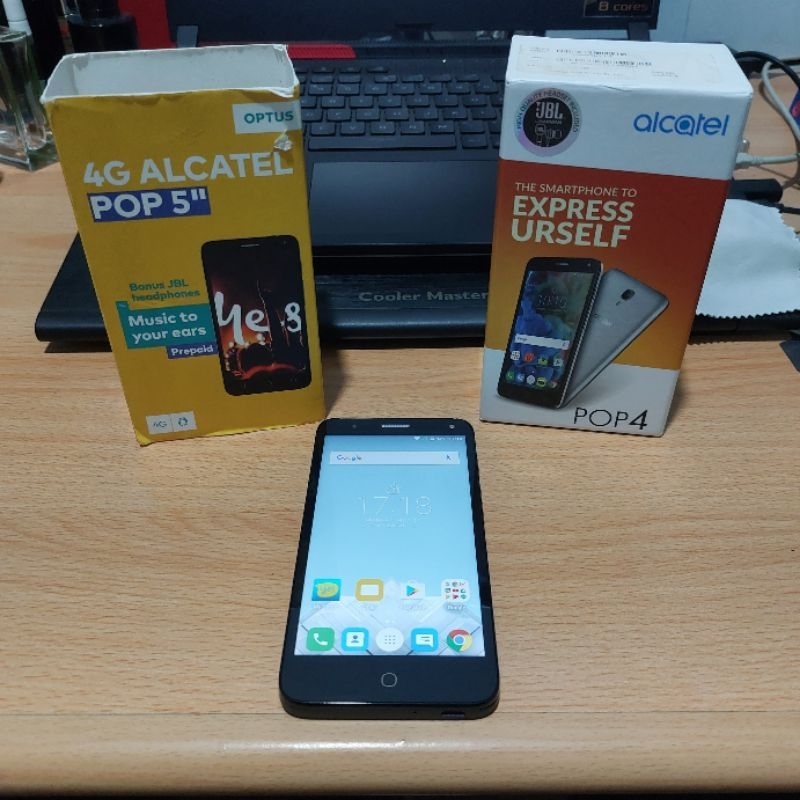 Hp android Alcatel pop 4 5051X dark gray ex koleksi