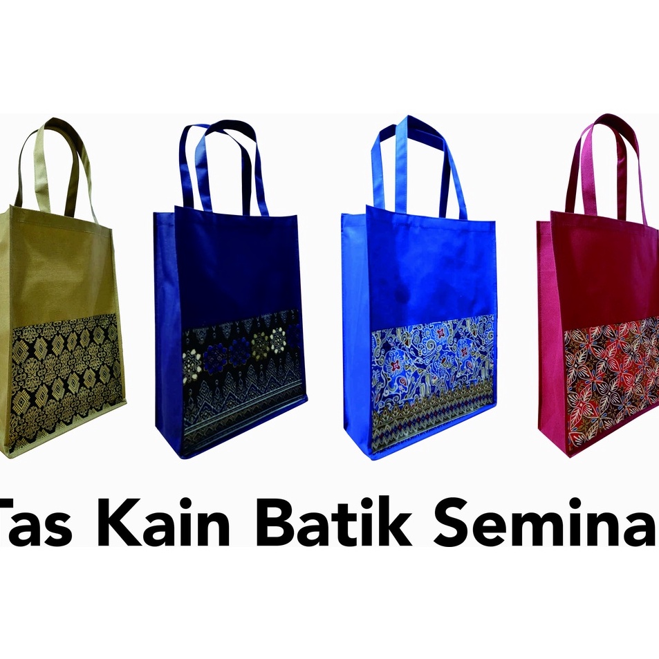 

Promo Meriah Tas kain batiktas seminar promosi 3 x 4 x1cm