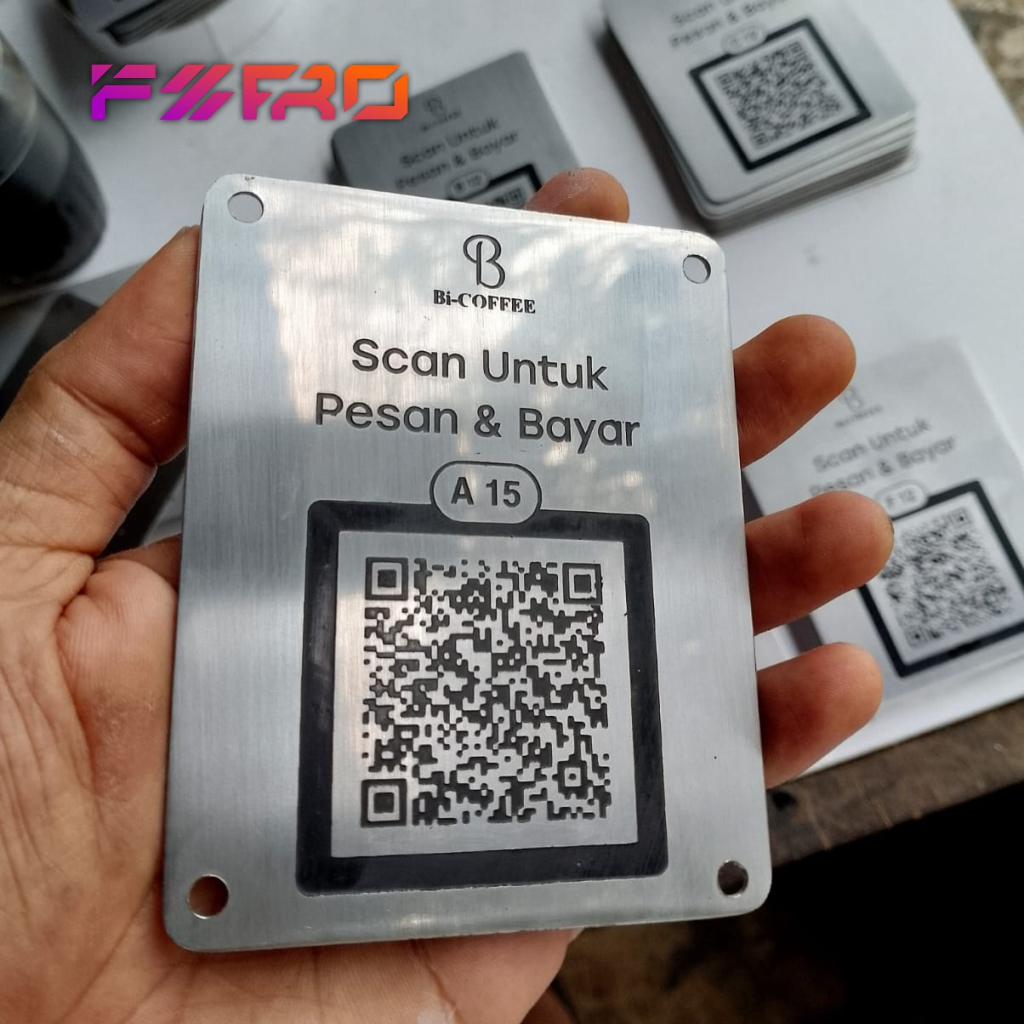 

Stainless Grafir Plat etcing custom Signage Stainless